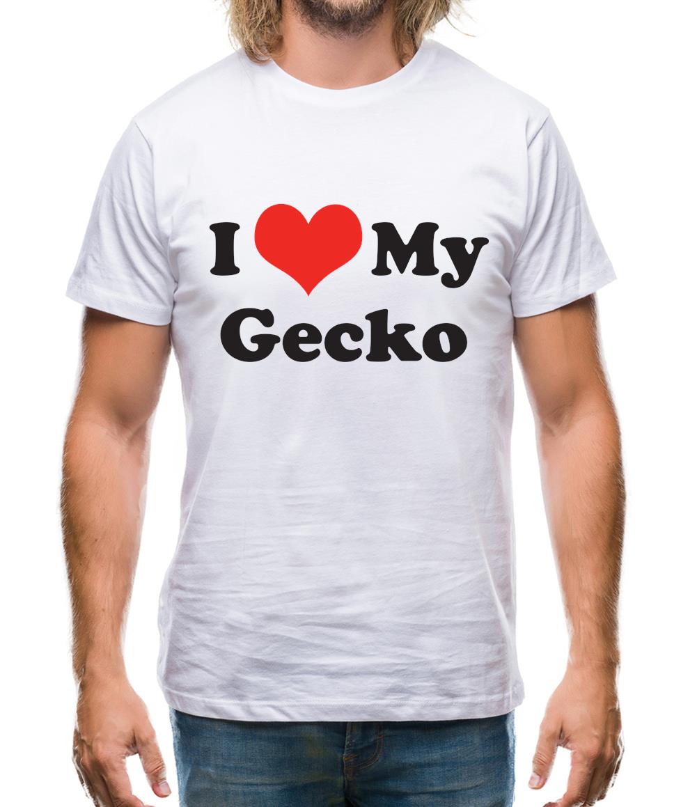 I Love My Gecko Mens T-Shirt I Love My Gecko Mens T-Shirt