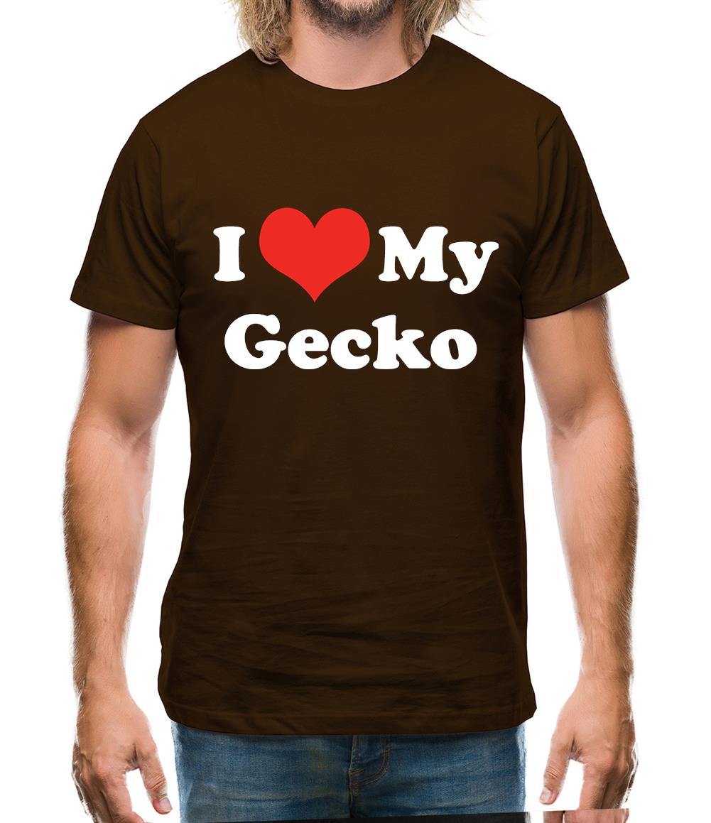 I Love My Gecko Mens T-Shirt I Love My Gecko Mens T-Shirt