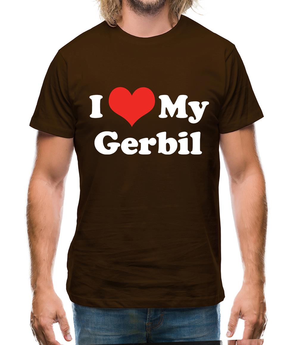I Love My Gerbil Mens T-Shirt I Love My Gerbil Mens T-Shirt