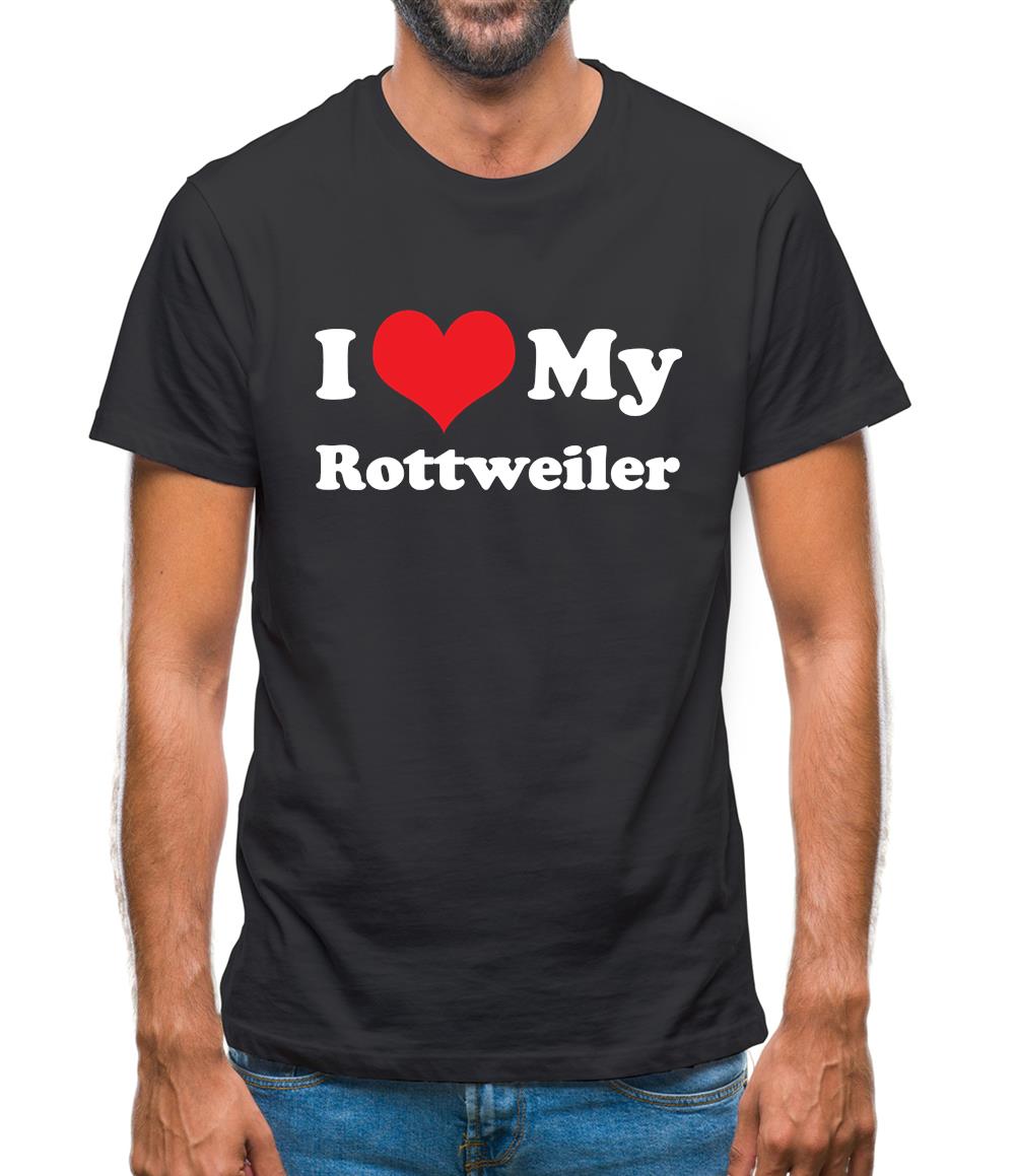 I Love My Rottweiler Mens T-Shirt I Love My Rottweiler Mens T-Shirt