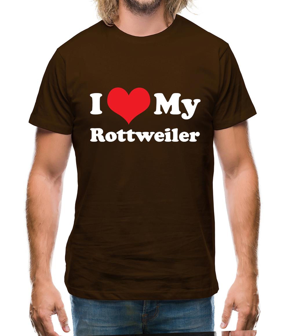 I Love My Rottweiler Mens T-Shirt I Love My Rottweiler Mens T-Shirt