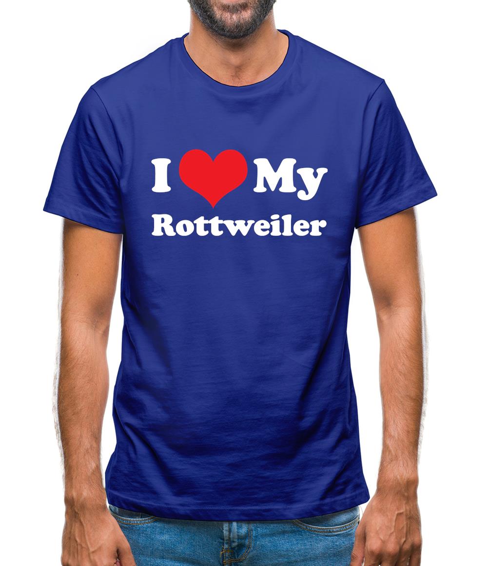 I Love My Rottweiler Mens T-Shirt I Love My Rottweiler Mens T-Shirt