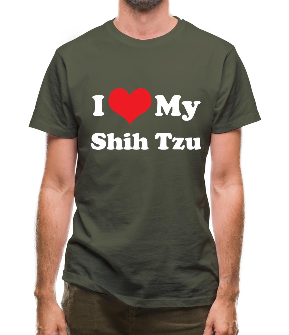 I Love My Shih Tzu Mens T-Shirt I Love My Shih Tzu Mens T-Shirt