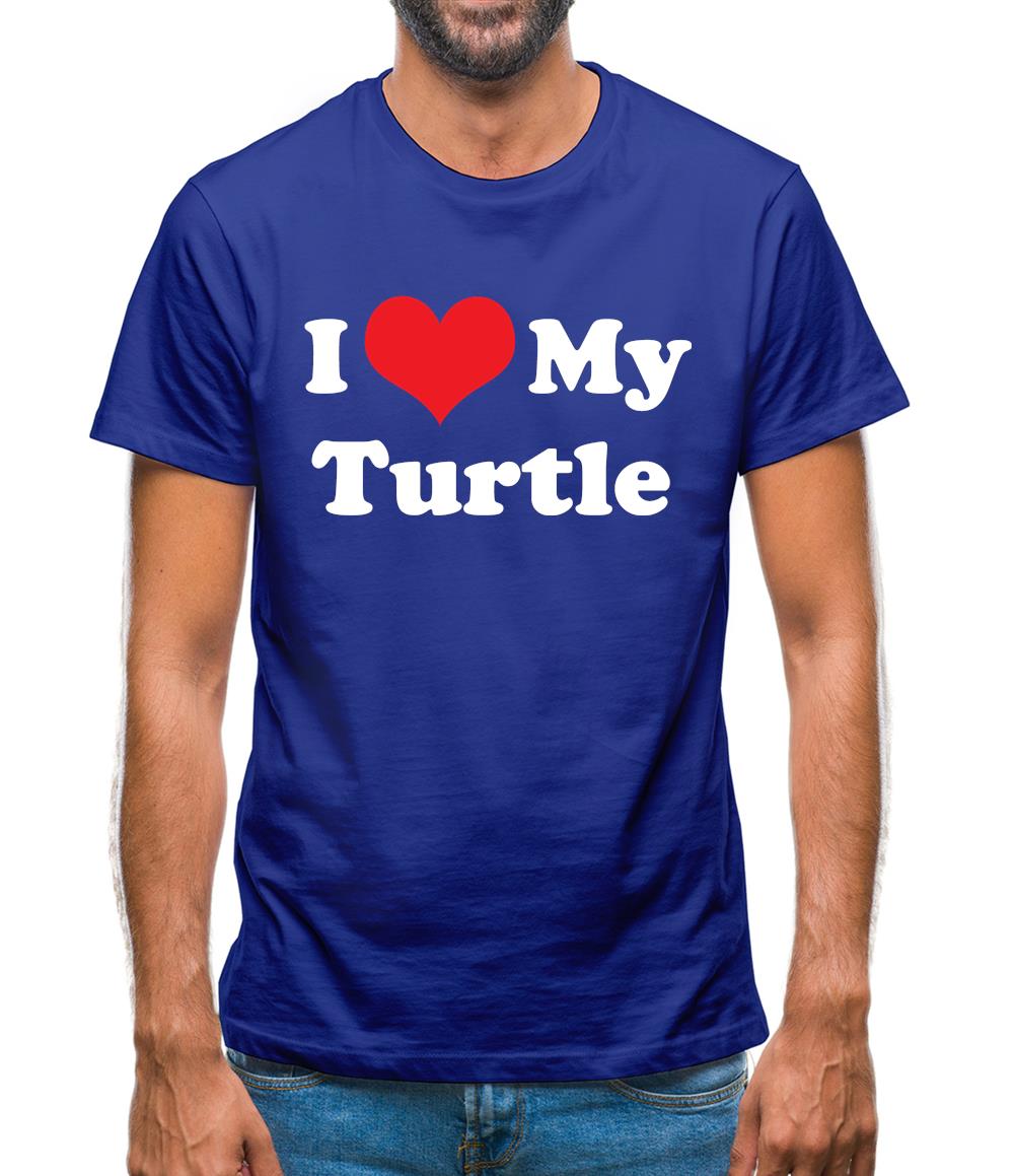I Love My Turtle Mens T-Shirt I Love My Turtle Mens T-Shirt
