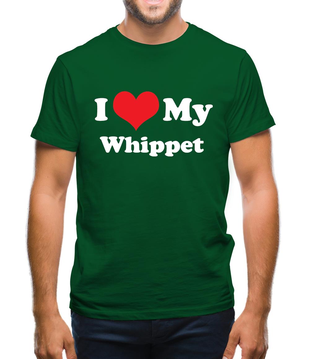 I Love My Whippet Mens T-Shirt I Love My Whippet Mens T-Shirt
