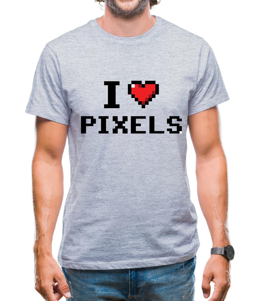 I Love Pixels Mens T-Shirt I Love Pixels Mens T-Shirt