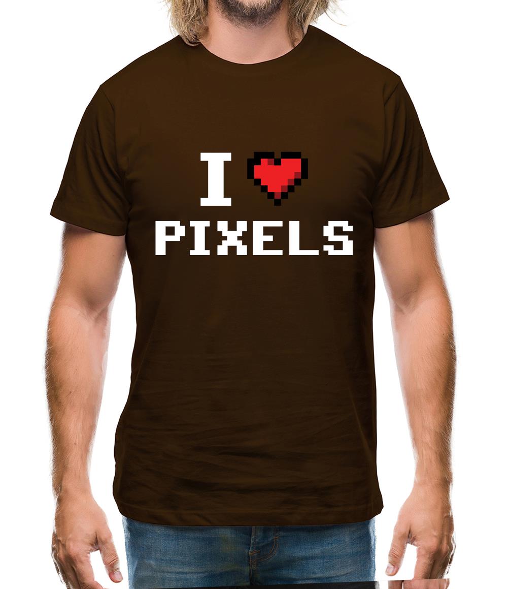 I Love Pixels Mens T-Shirt I Love Pixels Mens T-Shirt