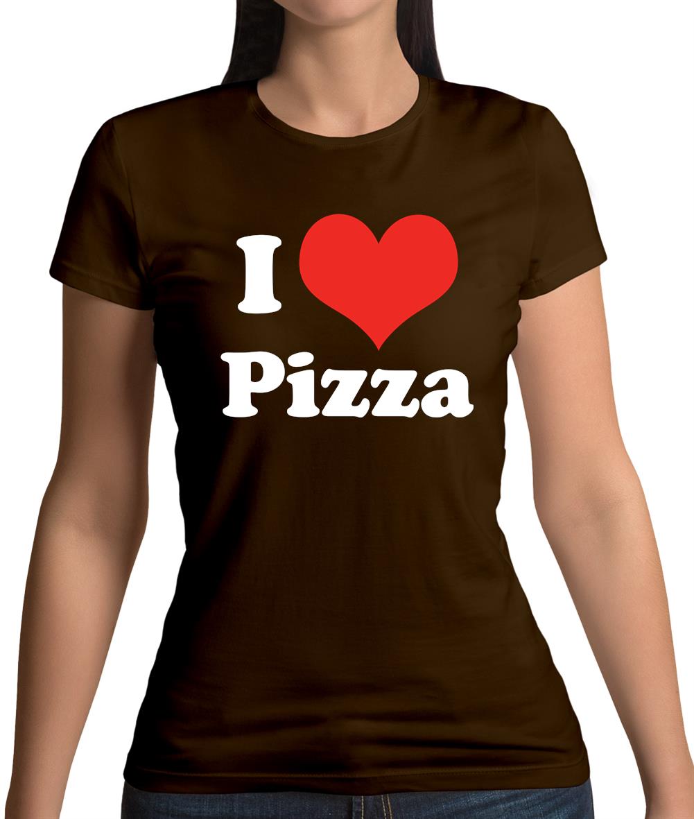 I Love Pizza Womens T-Shirt I Love Pizza Womens T-Shirt