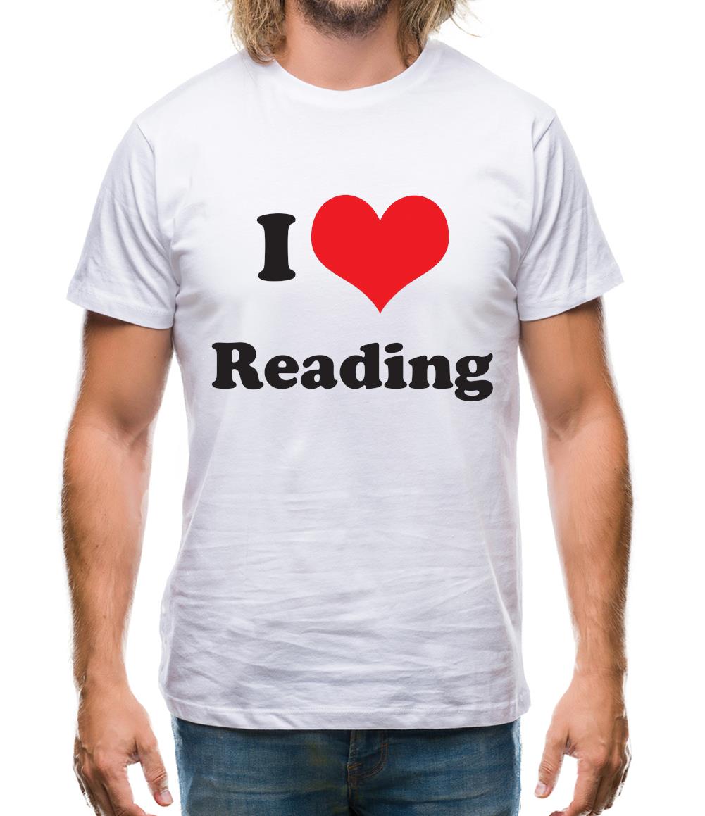 I Love Reading Mens T-Shirt I Love Reading Mens T-Shirt