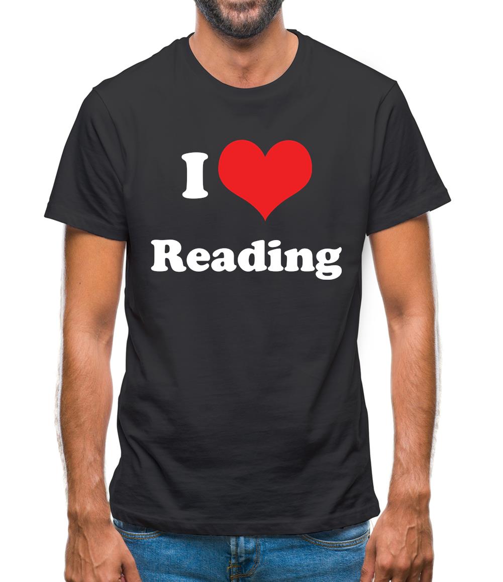 I Love Reading Mens T-Shirt I Love Reading Mens T-Shirt