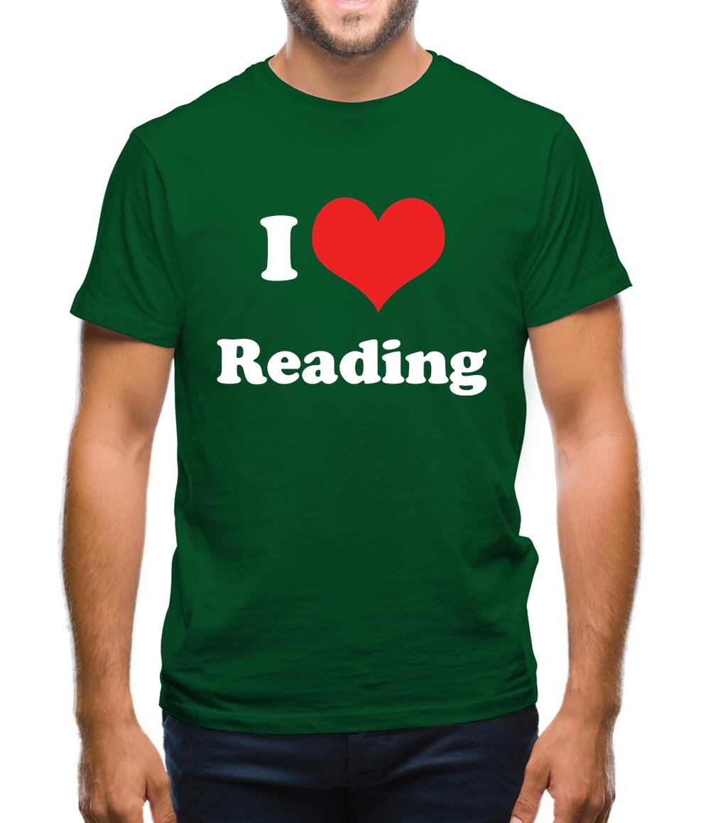 I Love Reading Mens T-Shirt I Love Reading Mens T-Shirt
