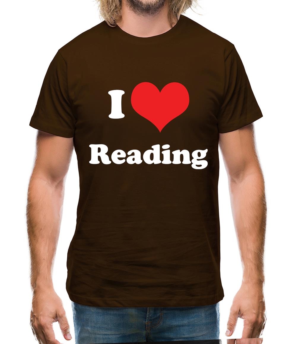 I Love Reading Mens T-Shirt I Love Reading Mens T-Shirt