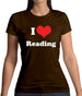 I Love Reading Womens T-Shirt I Love Reading Womens T-Shirt