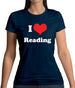 I Love Reading Womens T-Shirt I Love Reading Womens T-Shirt