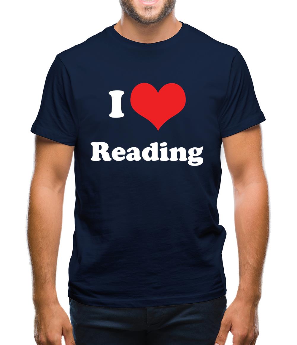 I Love Reading Mens T-Shirt I Love Reading Mens T-Shirt