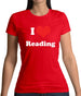 I Love Reading Womens T-Shirt I Love Reading Womens T-Shirt