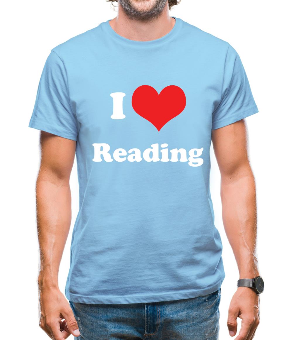 I Love Reading Mens T-Shirt I Love Reading Mens T-Shirt