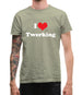 I Love Twerking Mens T-Shirt I Love Twerking Mens T-Shirt