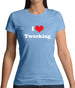 I Love Twerking Womens T-Shirt I Love Twerking Womens T-Shirt