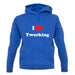 I Love Twerking unisex hoodie I Love Twerking unisex hoodie