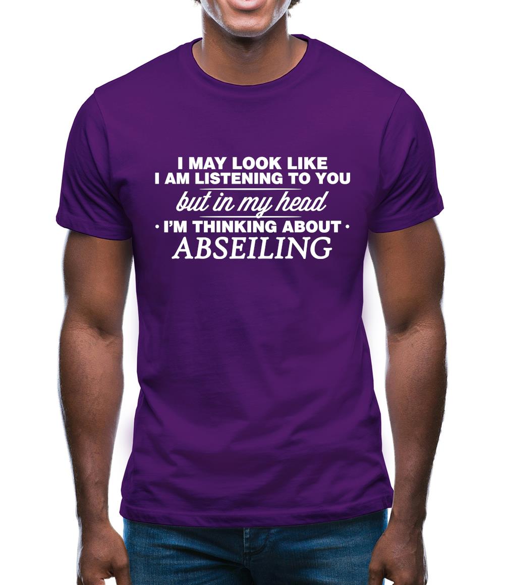 In My Head I'm Abseiling Mens T-Shirt In My Head I'm Abseiling Mens T-Shirt
