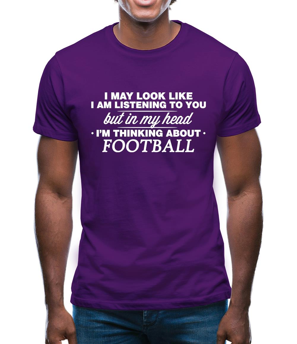 In My Head I'm Football Mens T-Shirt In My Head I'm Football Mens T-Shirt