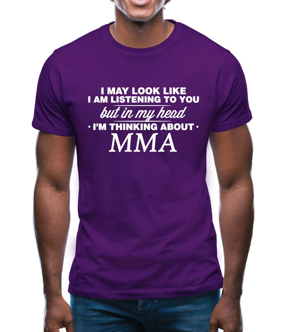 In My Head I'm Mma Mens T-Shirt In My Head I'm Mma Mens T-Shirt