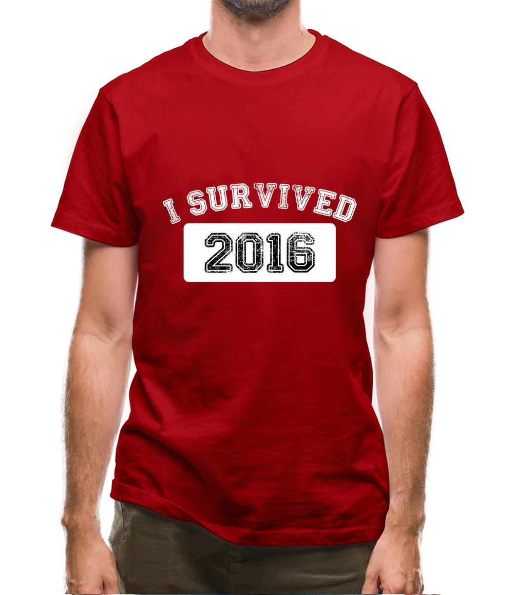 I Survived 2016 Mens T-Shirt I Survived 2016 Mens T-Shirt