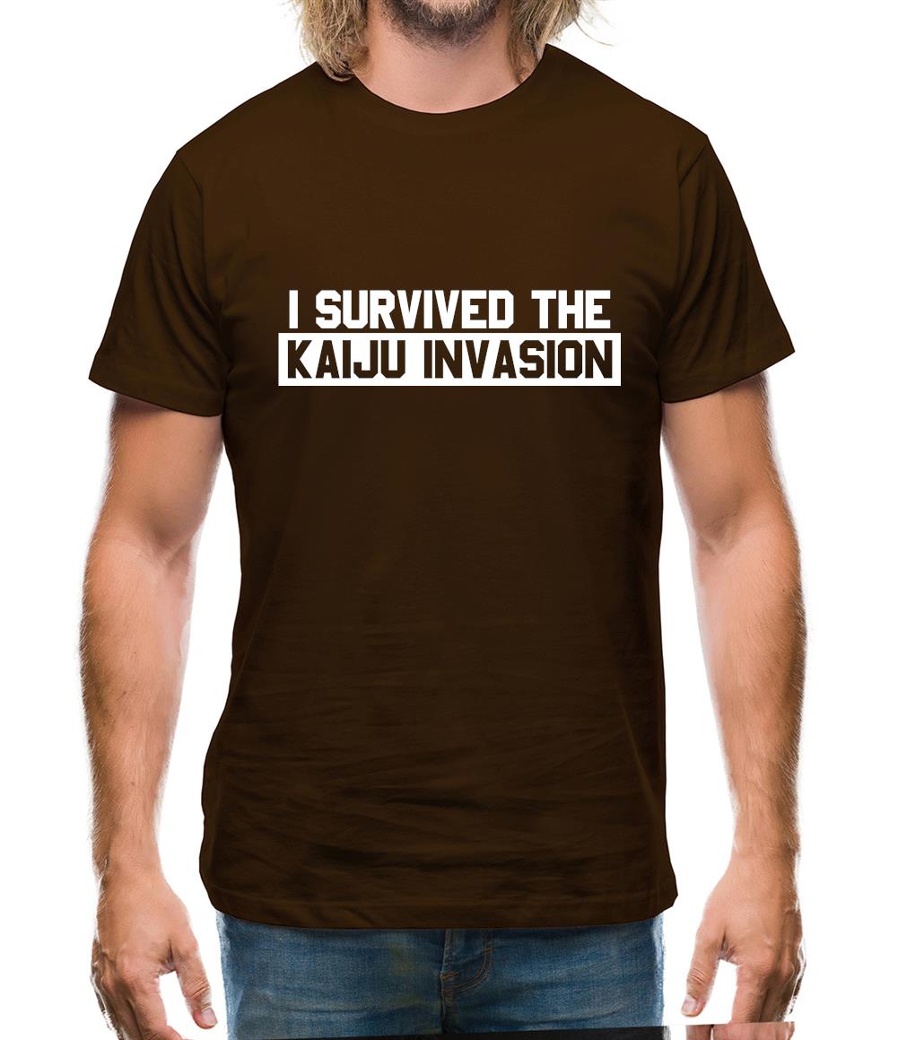 I Survived The Kaiju Invasion Mens T-Shirt I Survived The Kaiju Invasion Mens T-Shirt