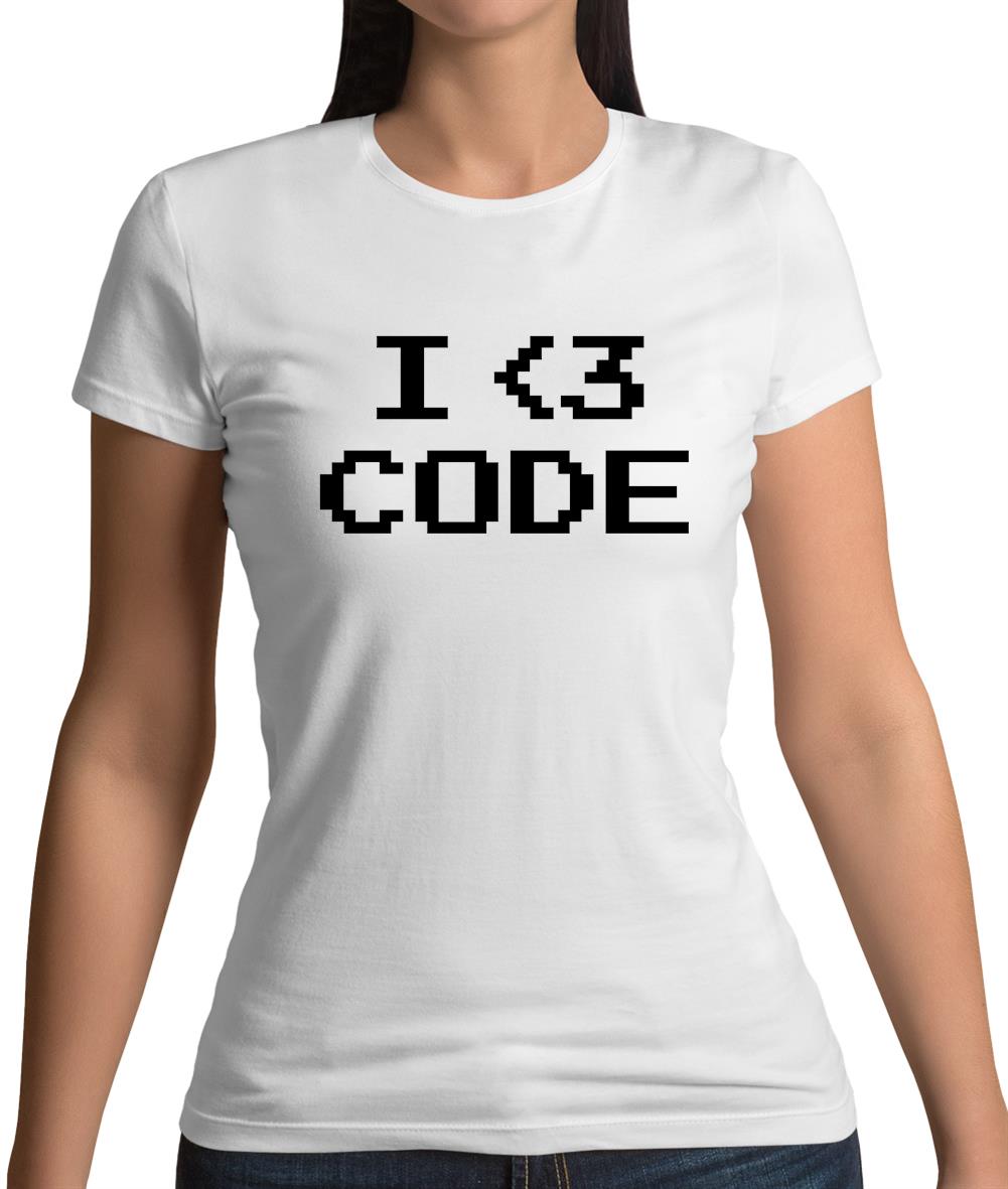 I Heart Code Womens T-Shirt I Heart Code Womens T-Shirt
