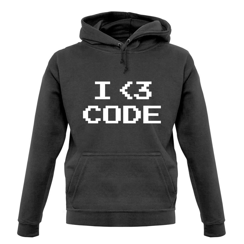 I Heart Code unisex hoodie I Heart Code unisex hoodie
