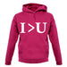 I Greater Than U unisex hoodie I Greater Than U unisex hoodie
