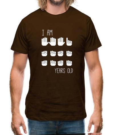I Am 16 Years Old (Hands) Mens T-Shirt