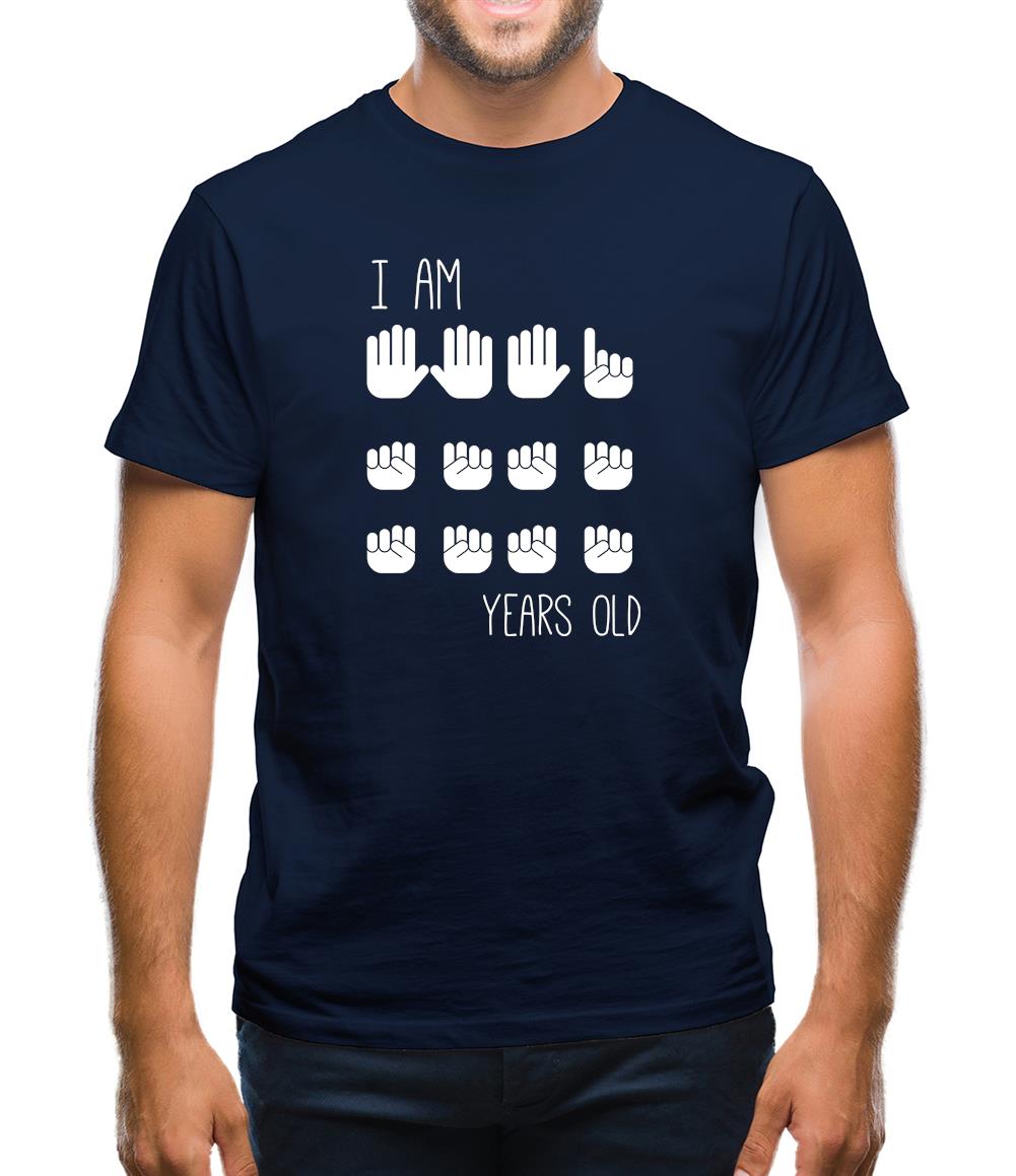 I Am 16 Years Old (Hands) Mens T-Shirt I Am 16 Years Old (Hands) Mens T-Shirt
