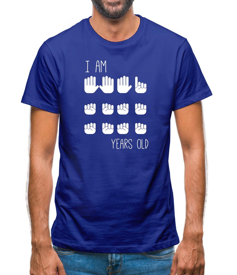 I Am 16 Years Old (Hands) Mens T-Shirt I Am 16 Years Old (Hands) Mens T-Shirt
