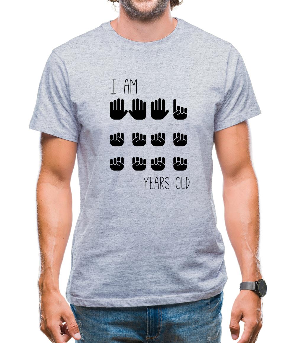 I Am 16 Years Old (Hands) Mens T-Shirt I Am 16 Years Old (Hands) Mens T-Shirt