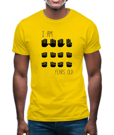 I Am 18 Years Old (Hands) Mens T-Shirt