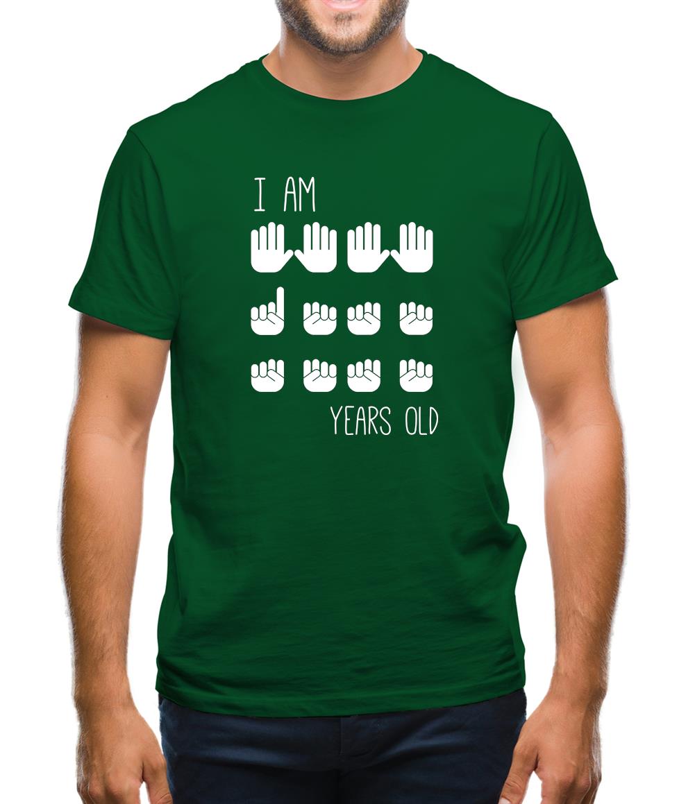 I Am 21 Years Old (Hands) Mens T-Shirt I Am 21 Years Old (Hands) Mens T-Shirt