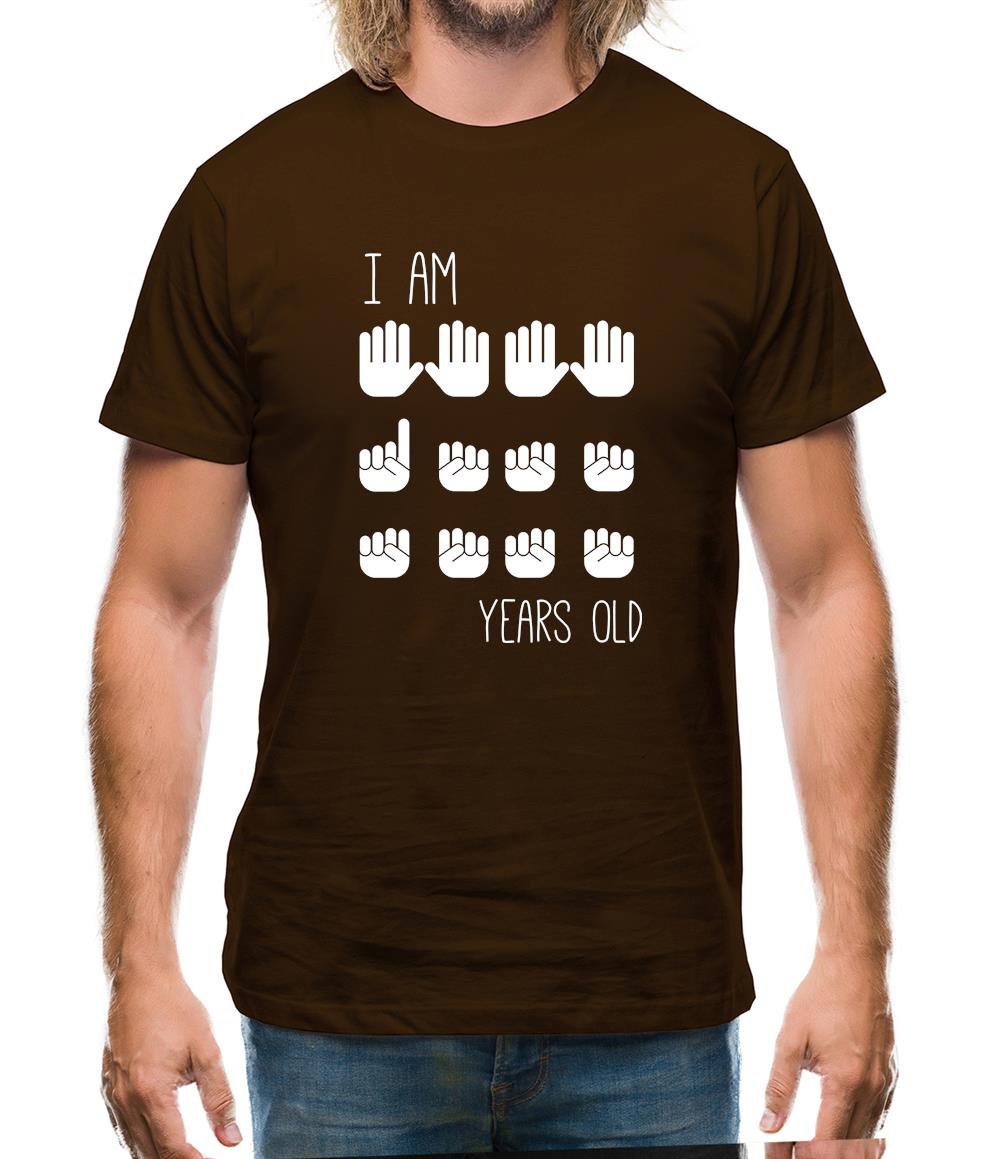 I Am 21 Years Old (Hands) Mens T-Shirt I Am 21 Years Old (Hands) Mens T-Shirt
