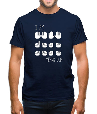 I Am 21 Years Old (Hands) Mens T-Shirt