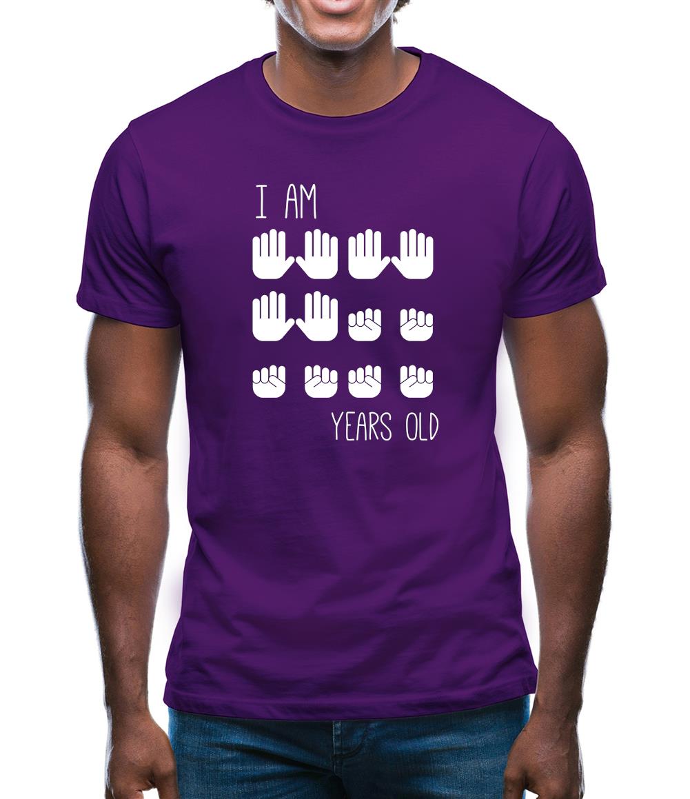 I Am 30 Years Old (Hands) Mens T-Shirt I Am 30 Years Old (Hands) Mens T-Shirt