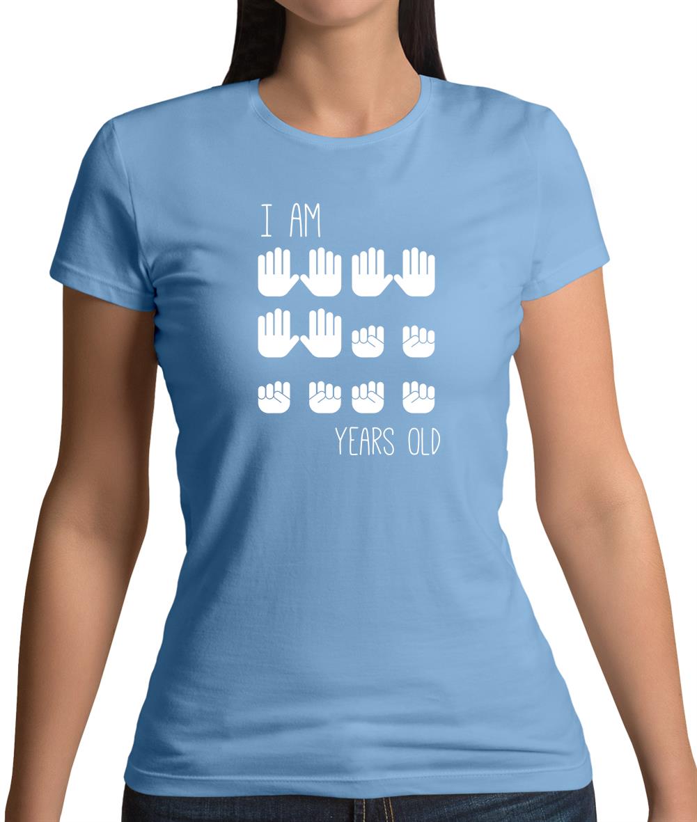 I Am 30 Years Old (Hands) Womens T-Shirt I Am 30 Years Old (Hands) Womens T-Shirt