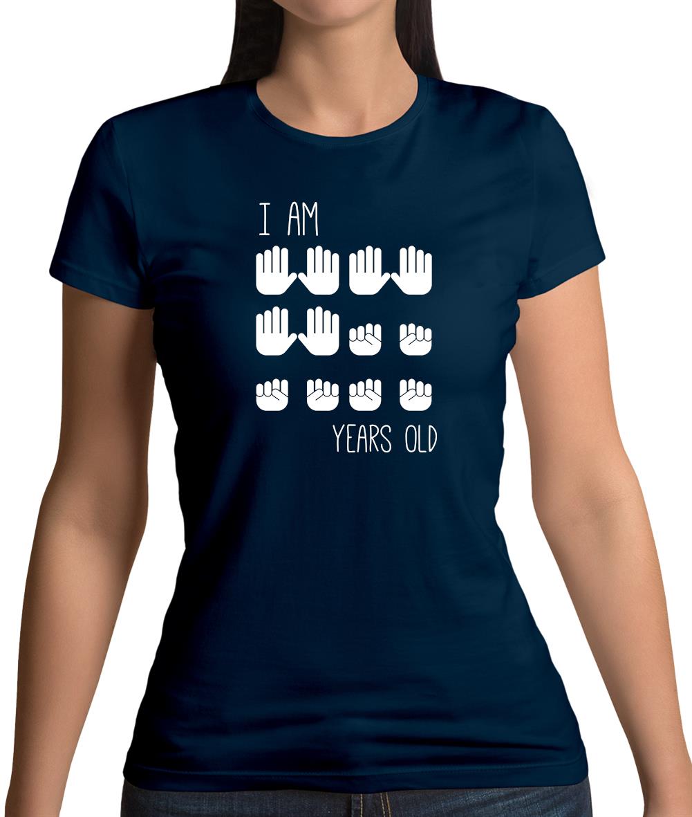 I Am 30 Years Old (Hands) Womens T-Shirt I Am 30 Years Old (Hands) Womens T-Shirt