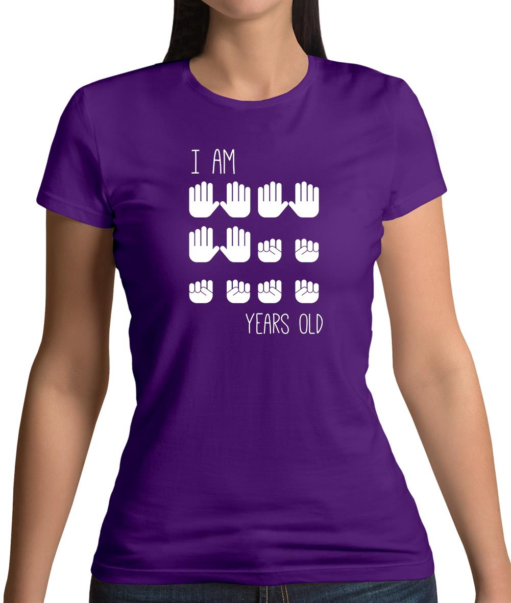 I Am 30 Years Old (Hands) Womens T-Shirt I Am 30 Years Old (Hands) Womens T-Shirt