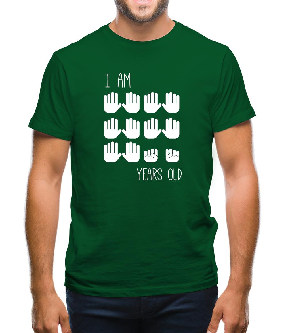 I Am 50 Years Old (Hands) Mens T-Shirt I Am 50 Years Old (Hands) Mens T-Shirt