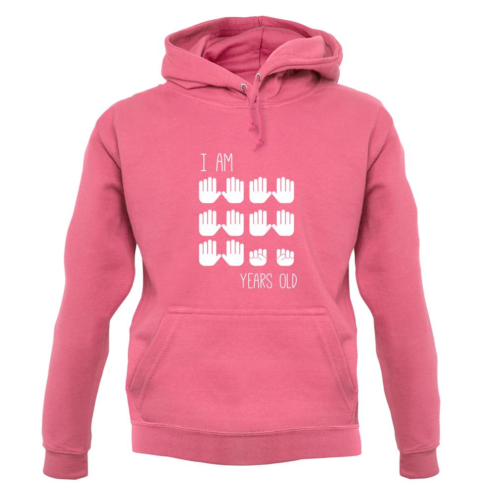 I Am 50 Years Old (Hands) unisex hoodie I Am 50 Years Old (Hands) unisex hoodie