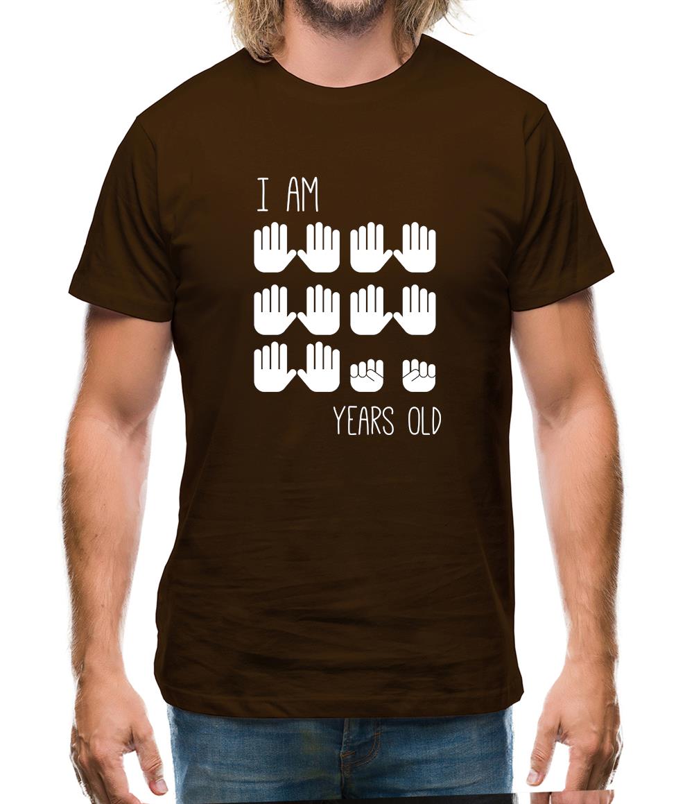 I Am 50 Years Old (Hands) Mens T-Shirt I Am 50 Years Old (Hands) Mens T-Shirt