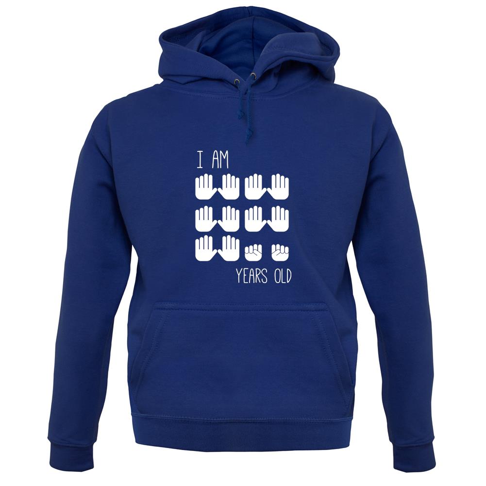 I Am 50 Years Old (Hands) unisex hoodie I Am 50 Years Old (Hands) unisex hoodie