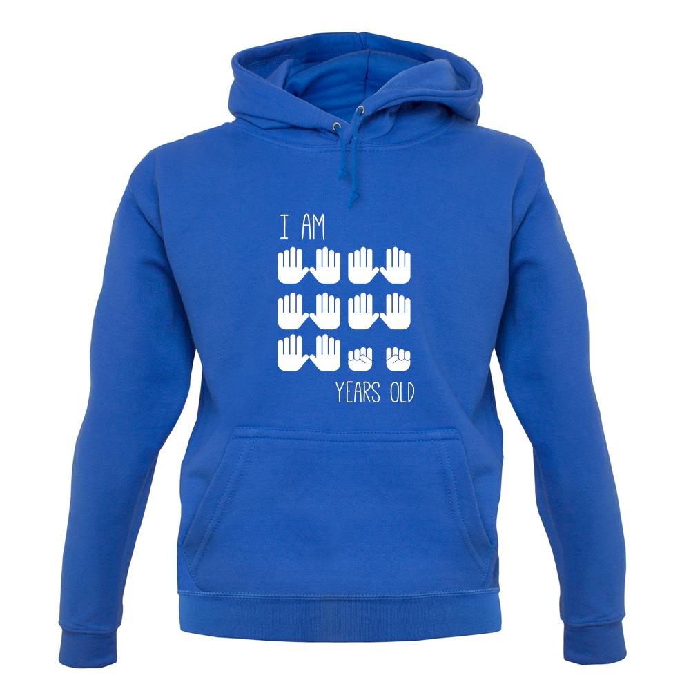 I Am 50 Years Old (Hands) unisex hoodie I Am 50 Years Old (Hands) unisex hoodie