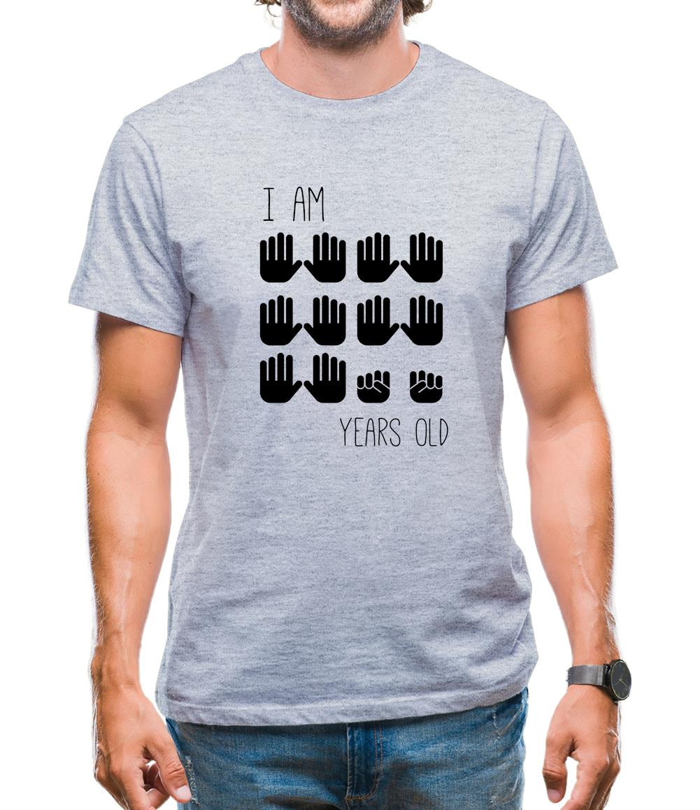 I Am 50 Years Old (Hands) Mens T-Shirt I Am 50 Years Old (Hands) Mens T-Shirt